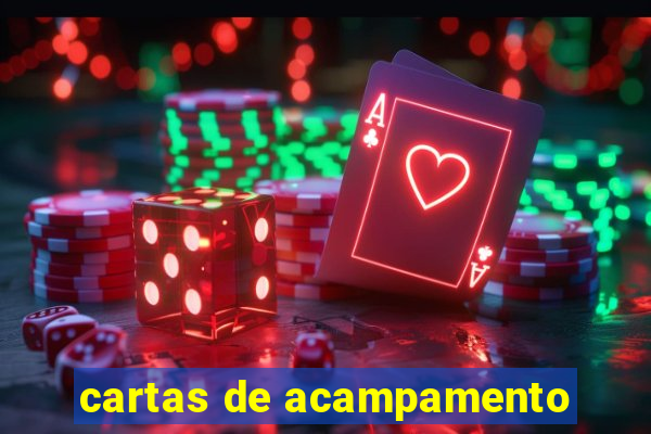 cartas de acampamento